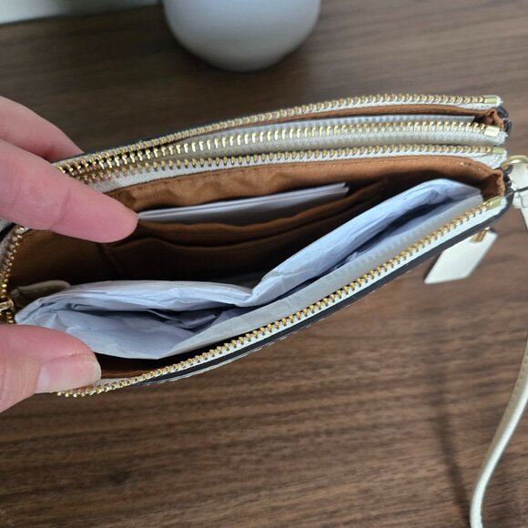 Coach Double Pocket Wristlet - Picture 3 of 10